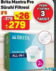 BRİTA MAXTRA PRO SÜRAHİ FİLTRESİ 2'Lİ